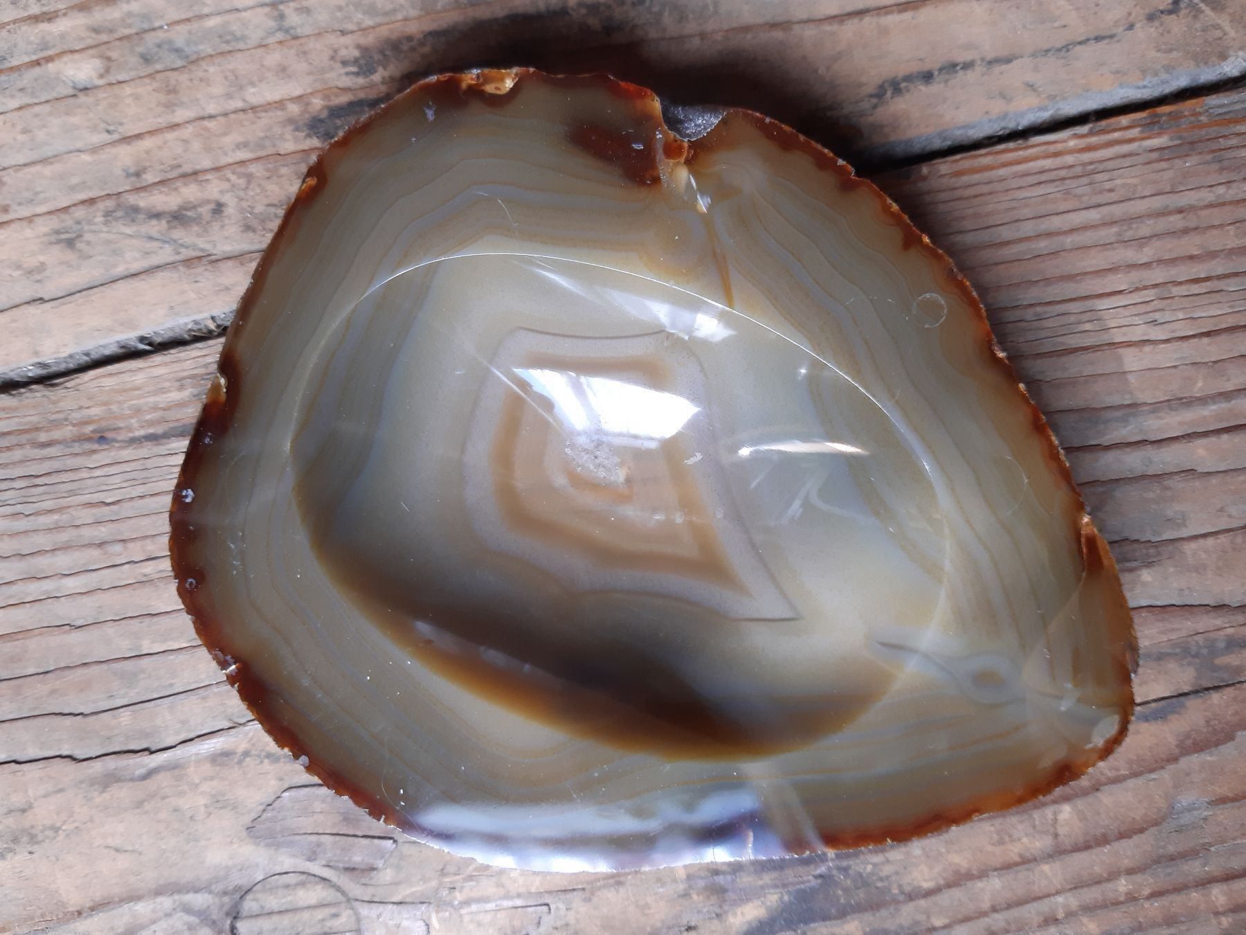 Mineralien & Heilsteine: Achatschale – Neu (gemäss Beschreibung) aus Flawil von Uncristalized