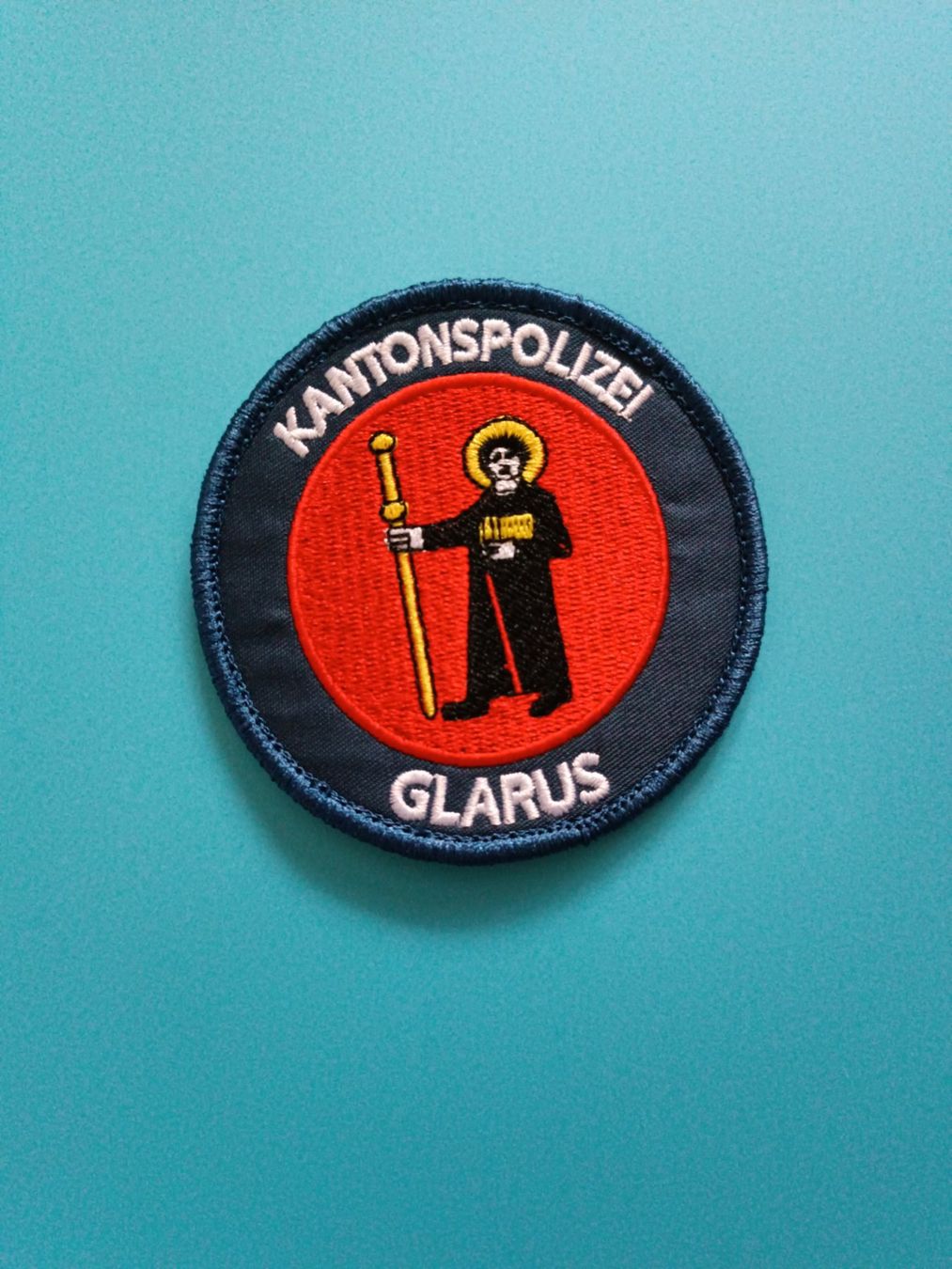 Plaketten & Abzeichen: Badge Klettaufnäher Patch Polizei Glarus – Neu (gemäss Beschreibung) aus Vogelsang AG von miinlade