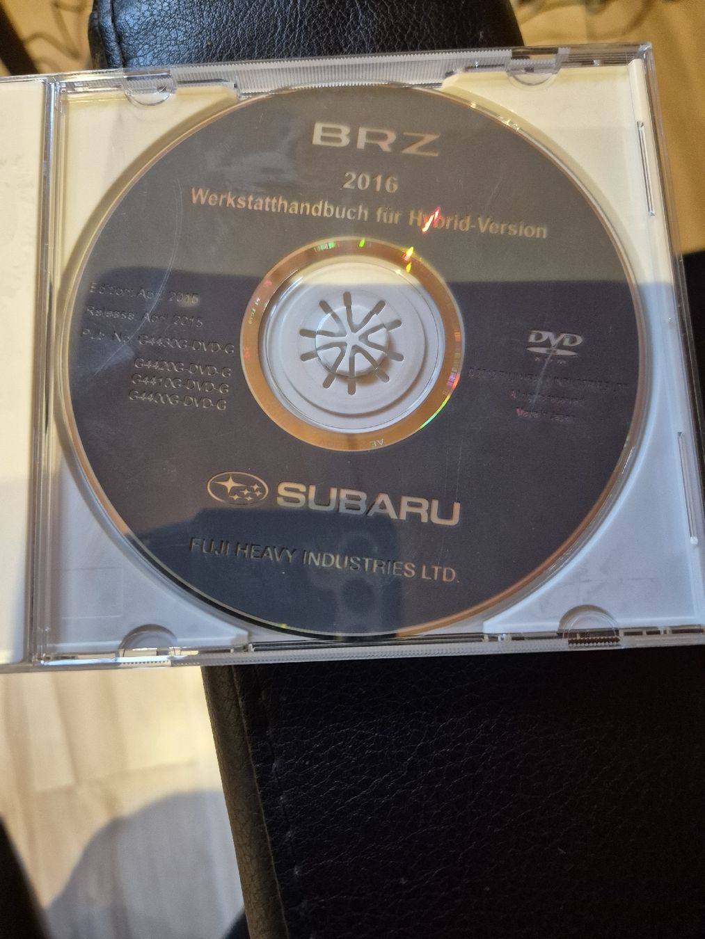 Subaru Accessori per altri veicoli: Subaru BRZ 2016 Werkstatthandbuch CD – Nuovo (secondo la descrizione) da Wolfenschiessen venduto da Kriss9