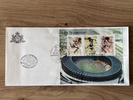 Enveloppe premier jour Jeux Olympiques Seoul 1988