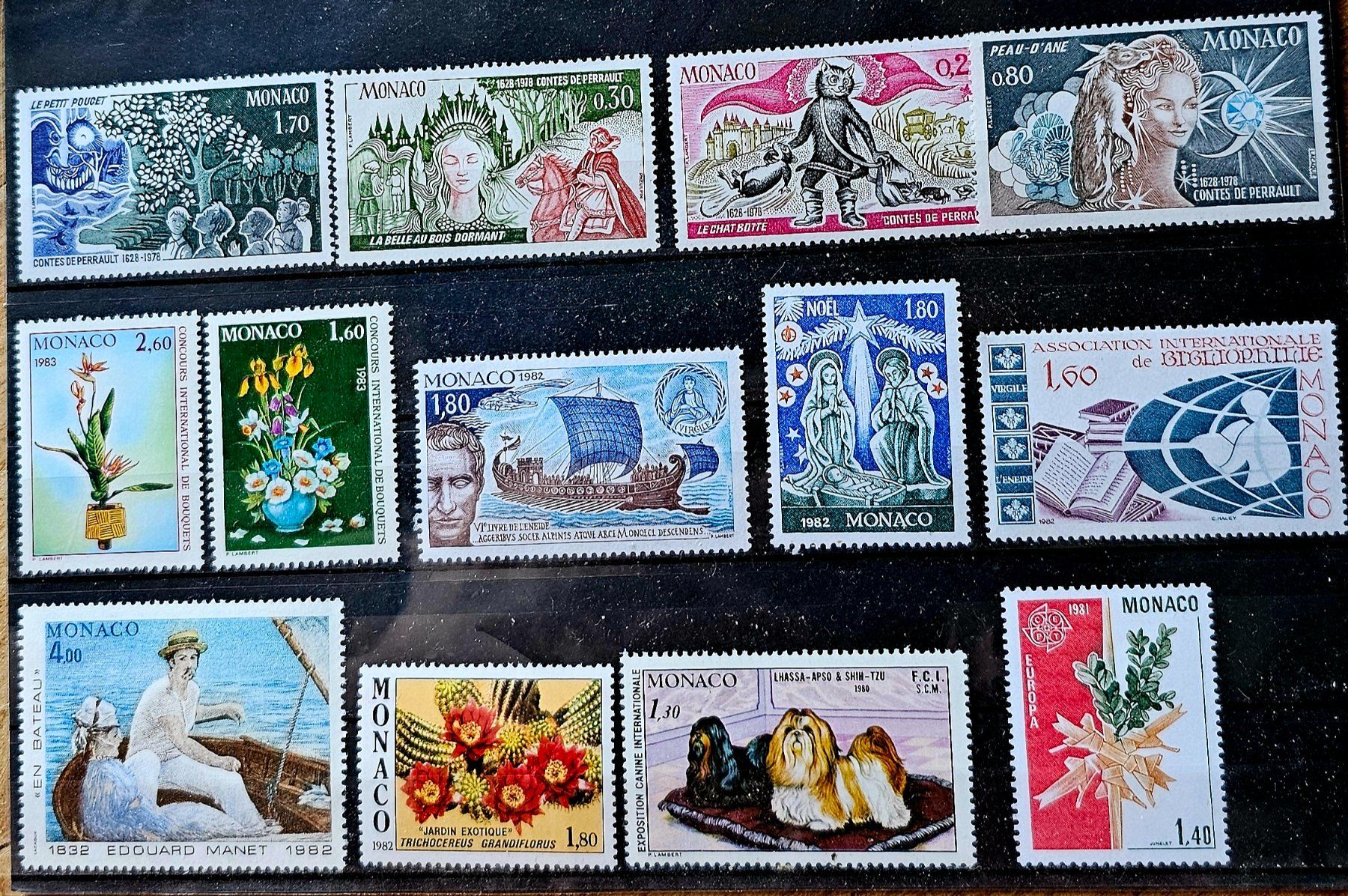 Tous les timbres: MONACO timbres neufs ** 1978-83 – Neuf (Voir description) à Les Valettes par Nuba1