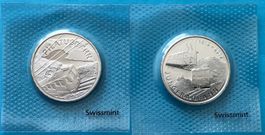 2 schöne Schweizer 20 Franken-Silber-Gedenkmünzen 2011/2012