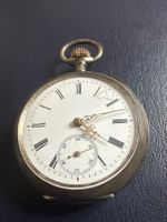 Antike Taschenuhr echt Silber 50 mm