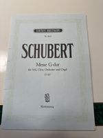 Noten Schubert Messe G-Dur D167 Klavierauszug