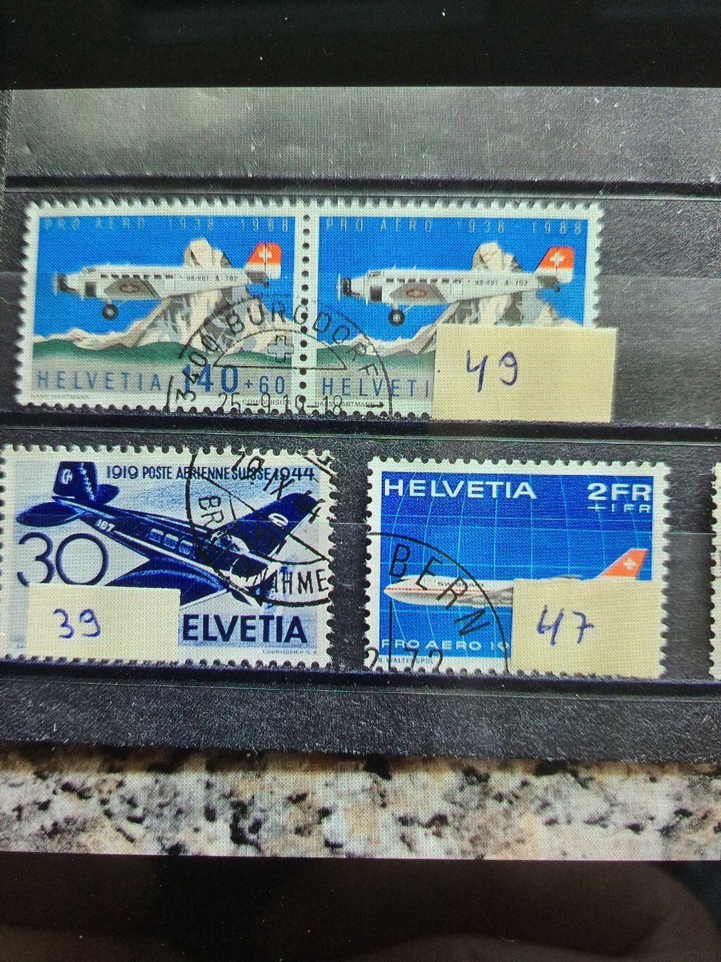 Alle Briefmarken: Briefmarken – Gebraucht aus Kilchberg ZH von APZ4BWM2 5
