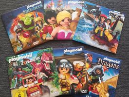 Lot de 6 DVD Playmobil pour enfants! Comme neuf!