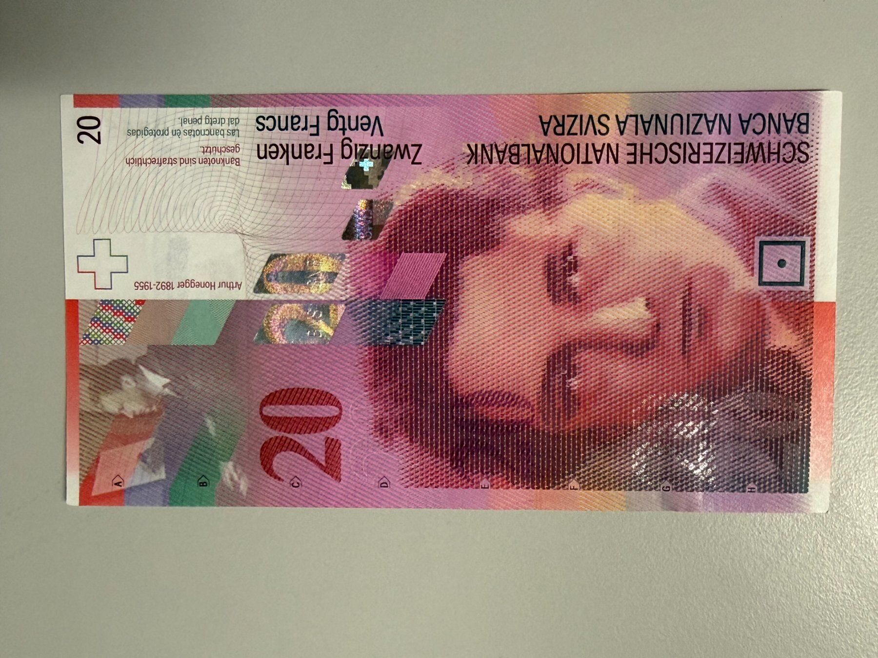 Banconote: Schweizer Banknote 20 Franken / ungefaltet – Nuovo (secondo la descrizione) da Arch venduto da Noah819