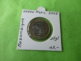 Mocambique 2003, 10'000 Meticais   stgl.