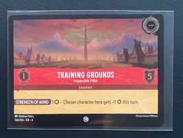 Lorcana FOIL TRAINING GROUNDS 136/204 EN-4 Common