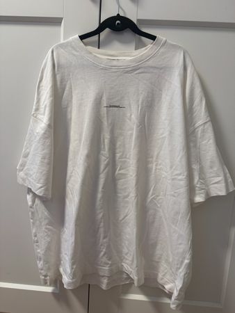 Zara T-Shirt, Oversized, Weiss Gr L