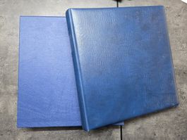 Lindner Ringbinder 18 Loch "blau" mit 24 Seiten für Bögen