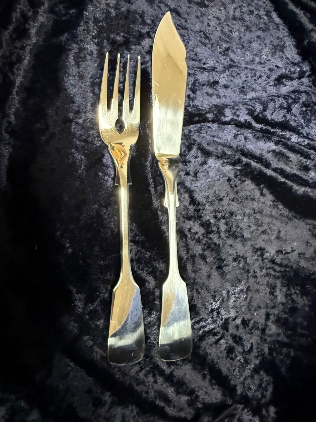 Set di posate: Antikes Silber Fischbesteck Kochberg – Usato da Glattbrugg venduto da Xena2014 6