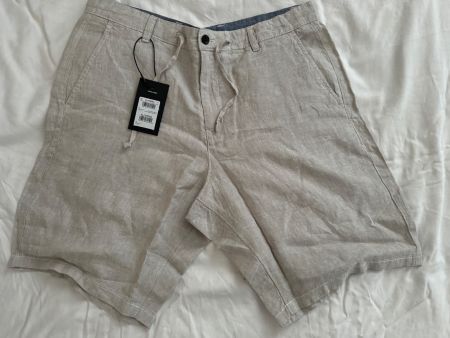 Sommer-Leinenshorts für Herren, Top Zustand