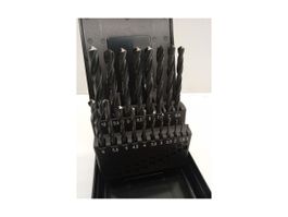 RUKO Metallbohrer Set Spiralbohrer Satz HSS-R Ø 1-10m 19-tlg