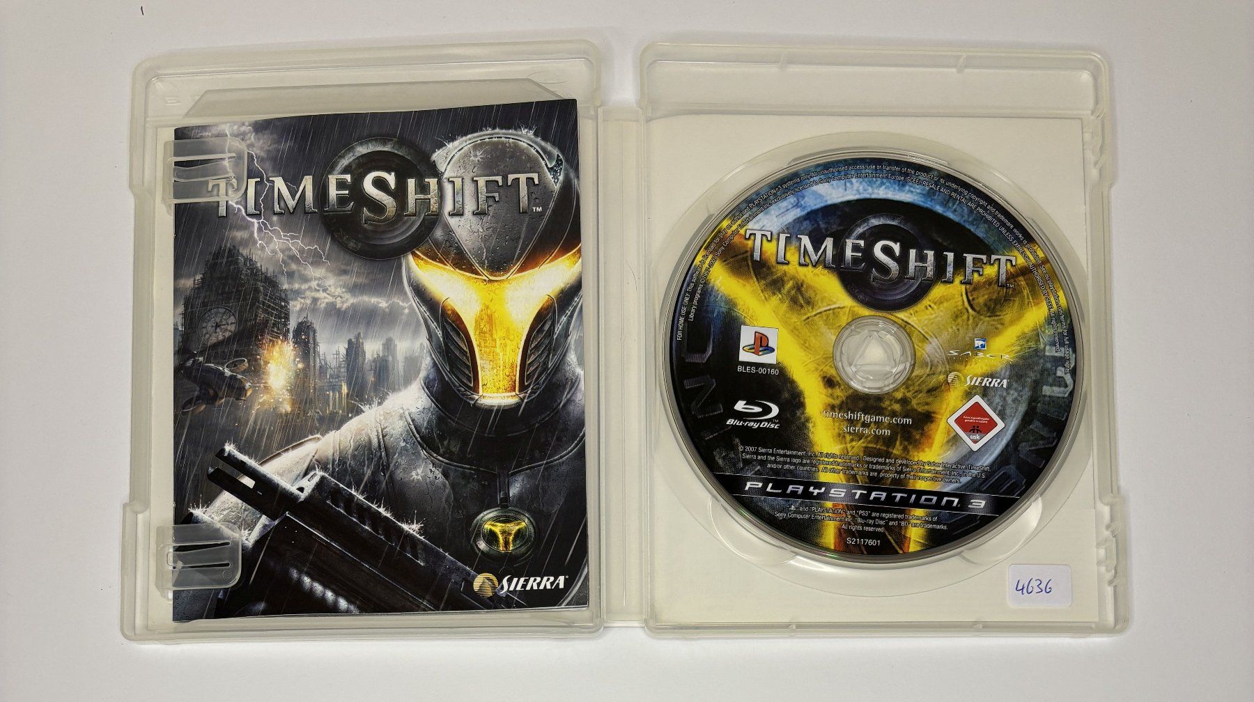 Giochi: PS3 - TimeShift – Usato da Allschwil venduto da Bullach 1