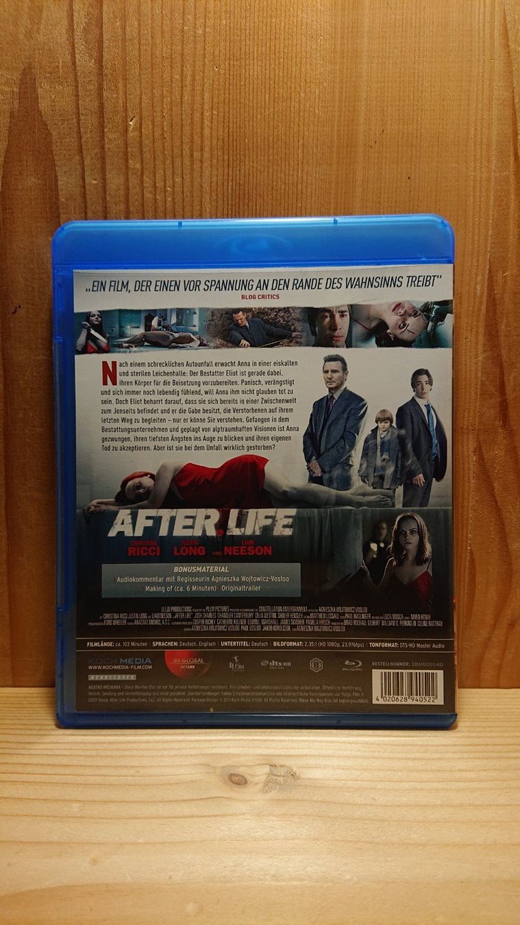 Tutti i DVDs: AFTER LIFE Blu-Ray mit Liam Neeson – Usato da Wilderswil venduto da Exebub 1