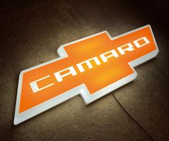 CAMARO LED Leuchtreklame Vintage Style