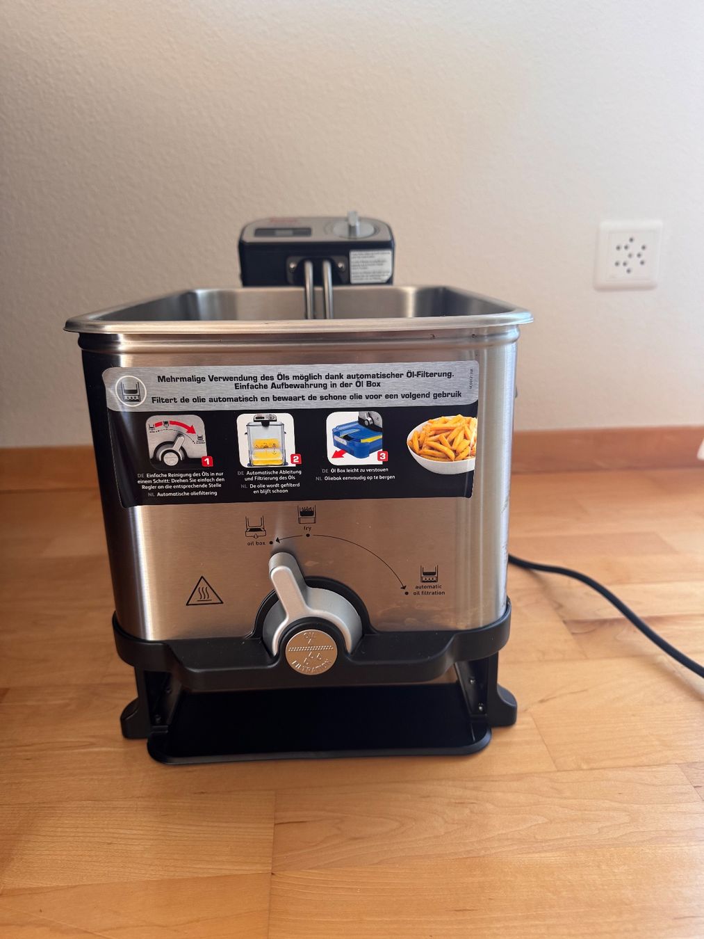 Tefal Elettrodomestici da cucina: Fritteuse - Tefal OLEOCLEAN Inox & Design – Usato da Baar venduto da Ste_7vpk 3
