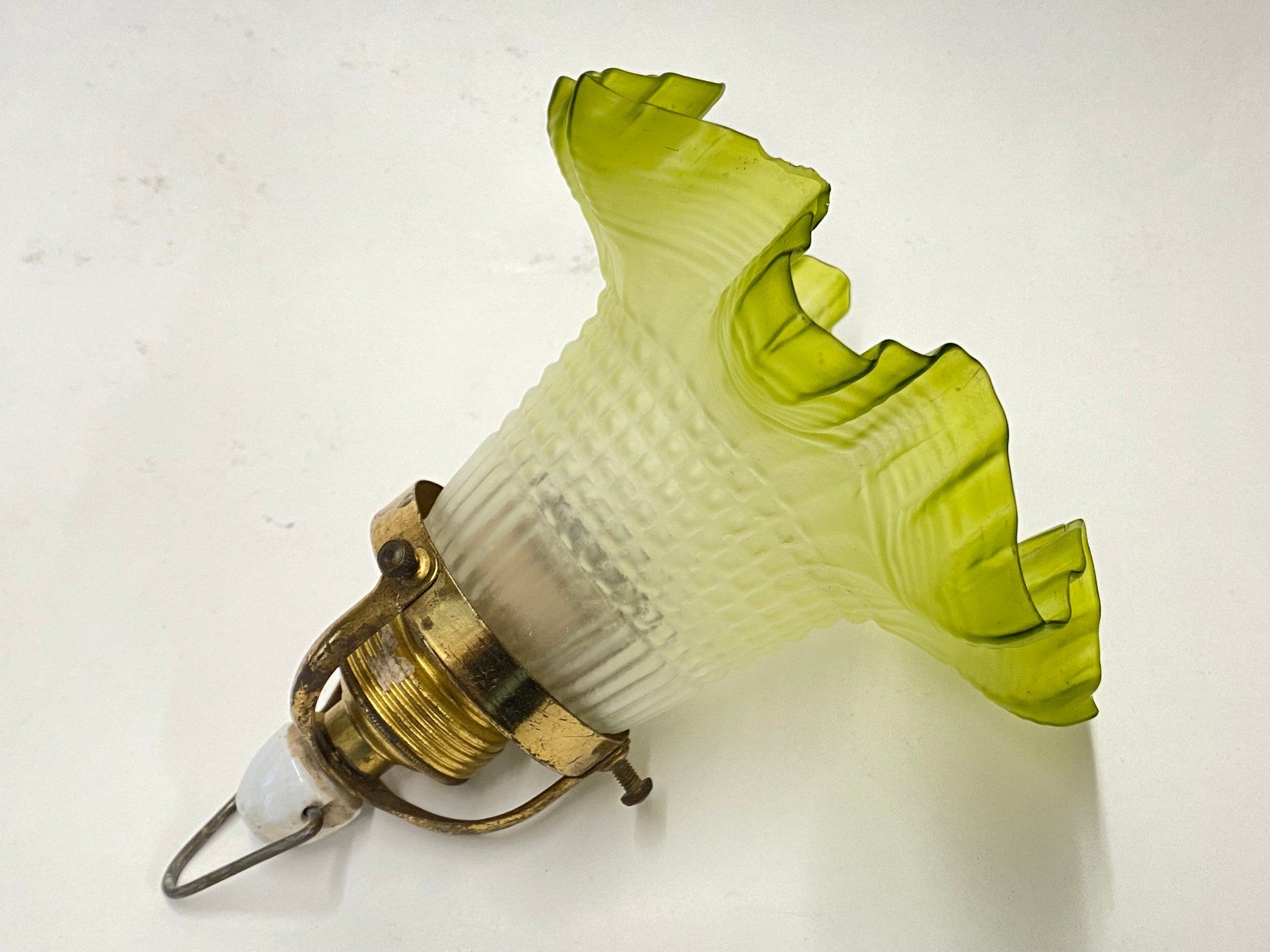 Lampade: Wunderschöne Jugendstil Lampe, Hängelampe – Usato da Schaffhausen venduto da vintageville 2