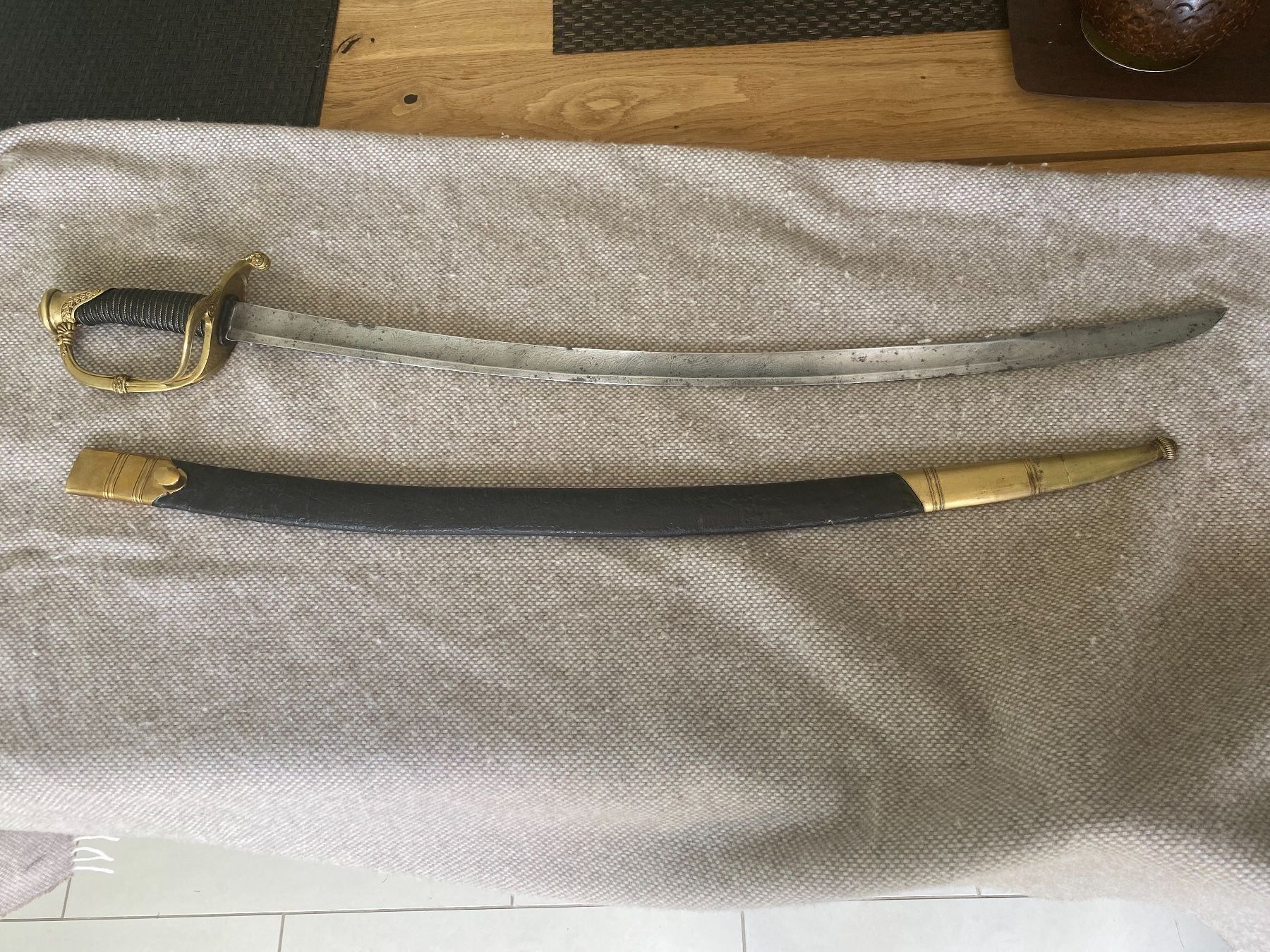 Stichwaffen: FRANKREICH-1821 INF/OFF-SĀBEL – Gebraucht aus Hofstetten SO von Passwang311