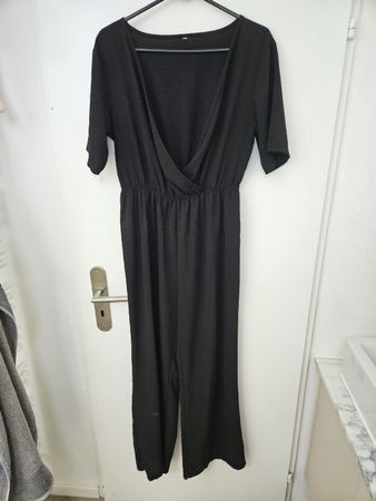 Schwarzer Jumpsuit, neuwertig, Gr. L/XL 42/44 