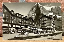 Kleine Scheidegg KURHAUS BELLE-VUE - Belebt Gartenterrasse