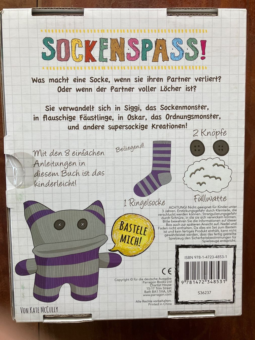 Kit bricolage: Bastel-Set Sockenspass – Nuovo e nell'imballaggio originale da Lommis venduto da supersue 1