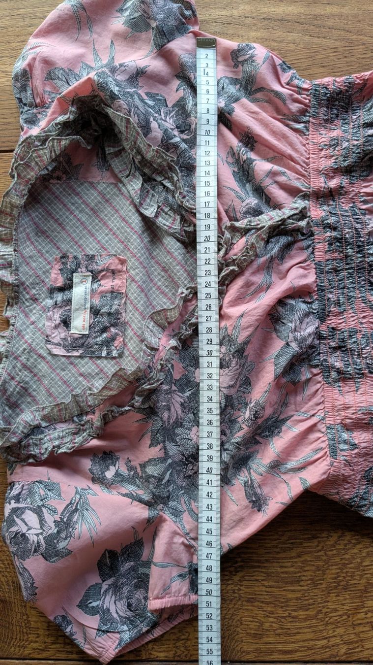 Odd Molly Camicette: Odd Molly, Bluse, kurzärmlig, Gr. 1, rosa gemustert – Usato da Zürich venduto da Rosensbach 3