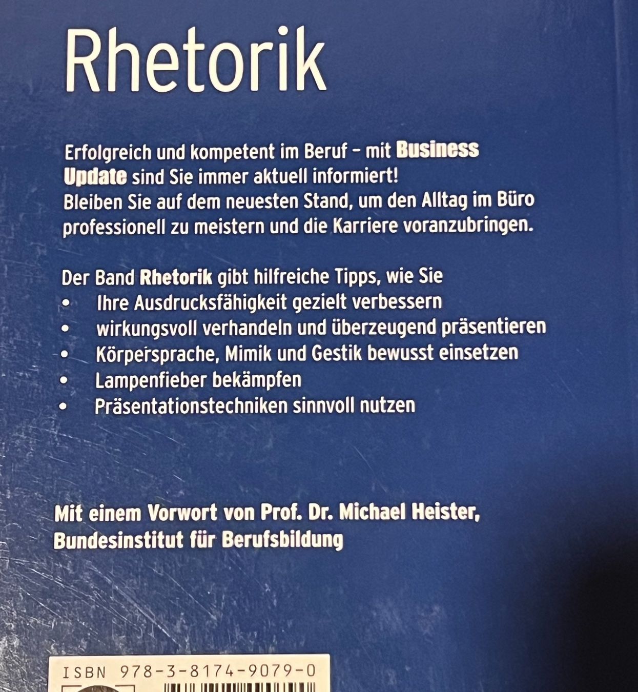 Bücher: Rhetorik Business Update: Top Zustand! – Gebraucht aus Müllheim Dorf von Sleepnot 1