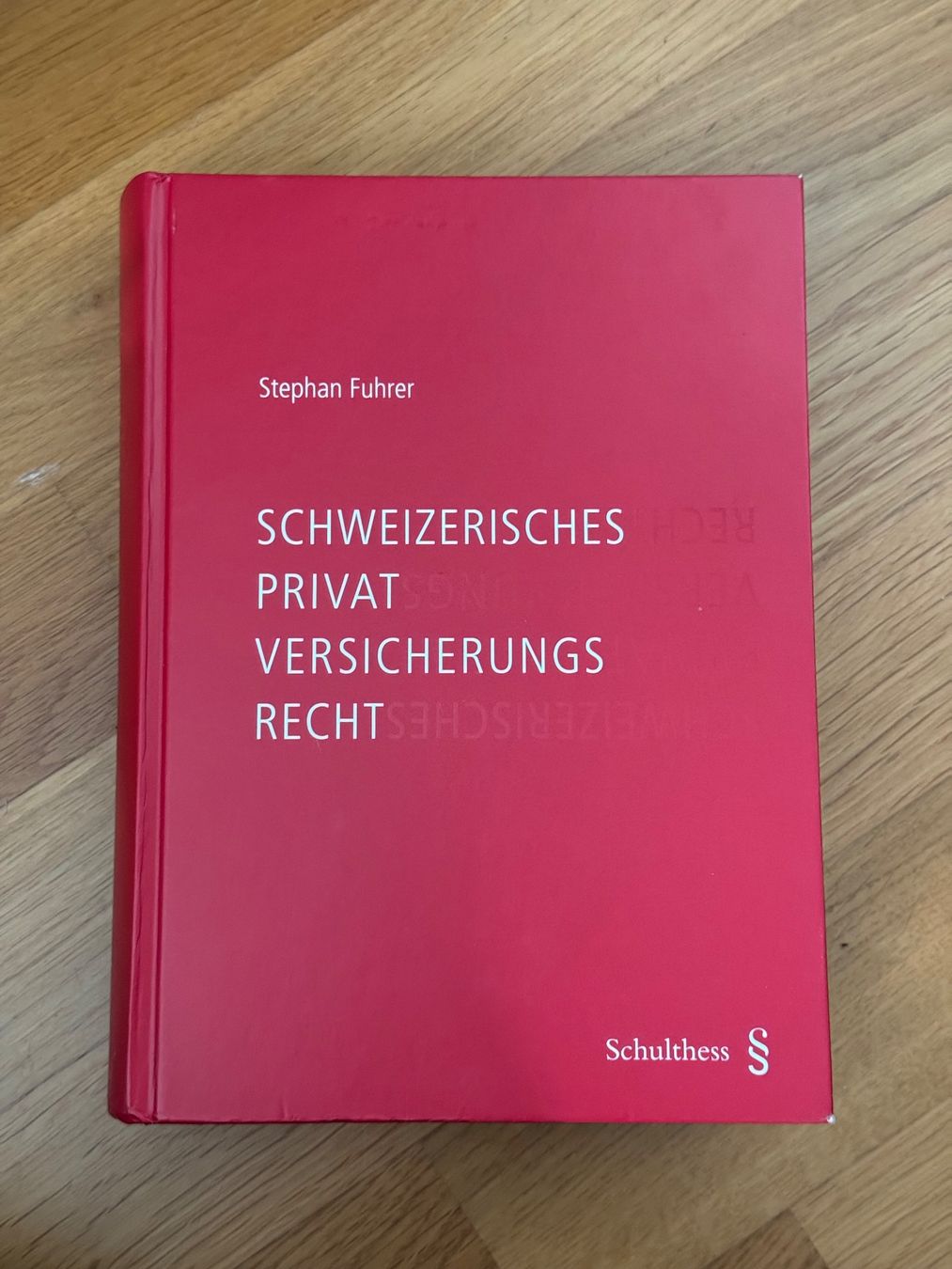 Libri: Schweizerisches Privatversicherungsrecht, 1. Auflage – Usato da Steinhausen venduto da sar_ph7q