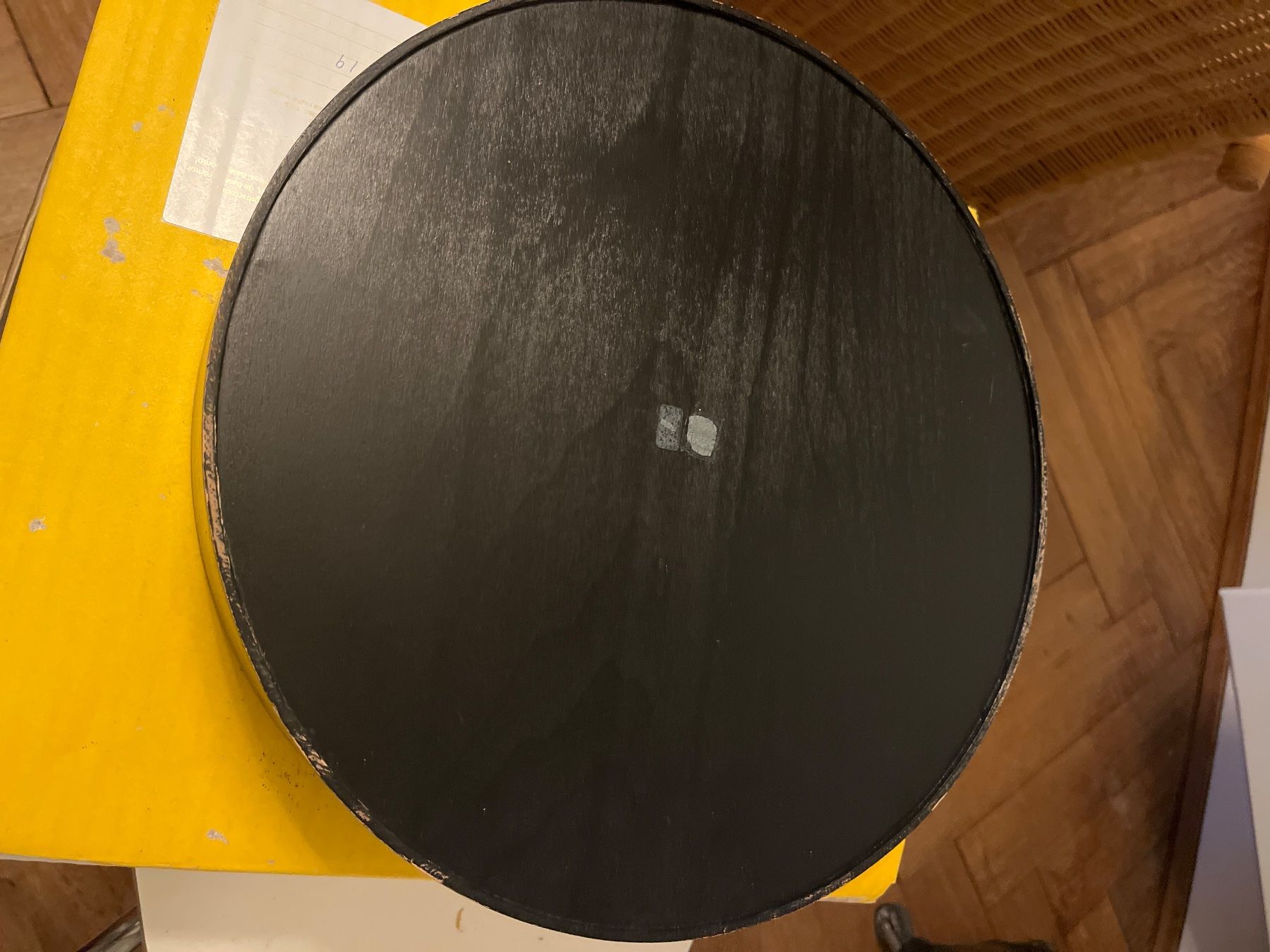 Servierplatten: Bartablett mit Korksuflage, 32cm, Holz, Schwarz – Gebraucht aus Zürich von m..bruhn 2