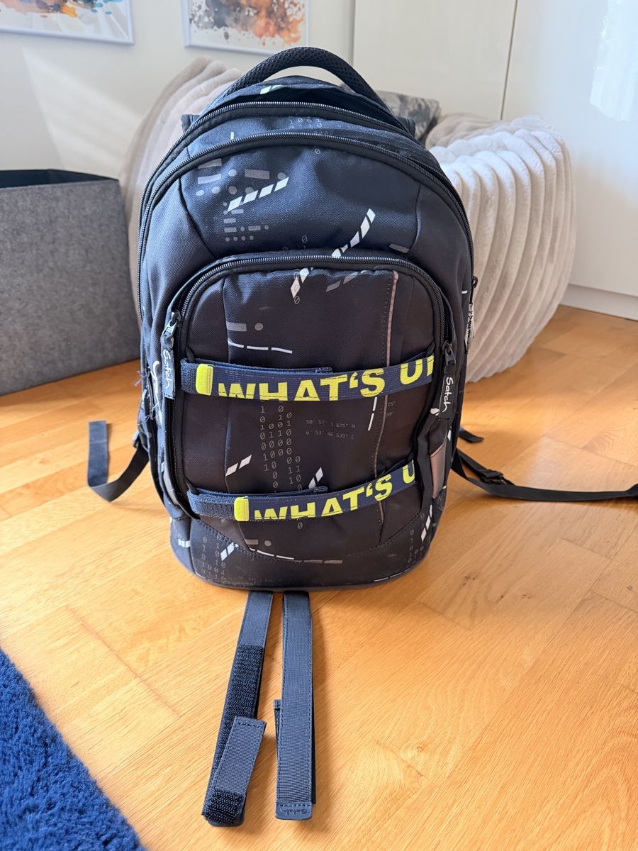 Satch Zaini: Satch Pack Schulrucksack Ninja Matrix Swap – Usato da Basel venduto da dgrauwiler