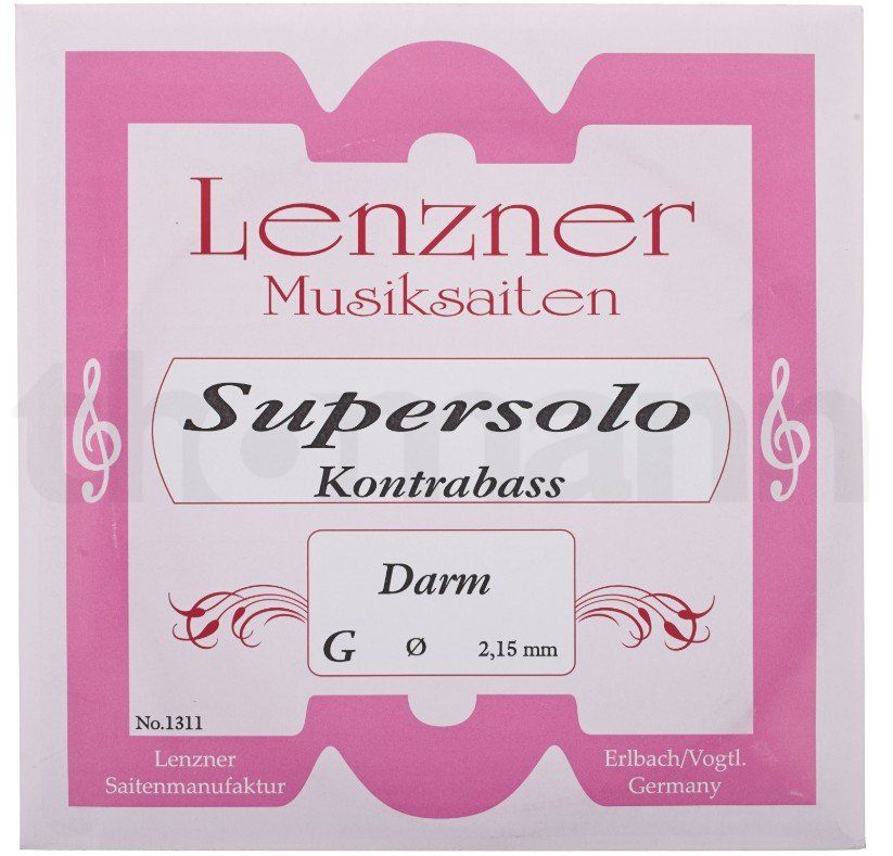 Musikinstrumente: Lenzer Supersolo - Darmsaiten Gut Strings Set 3/4 Kontrabass – Neu und originalverpackt aus Mühledorf SO von Neotech320 3