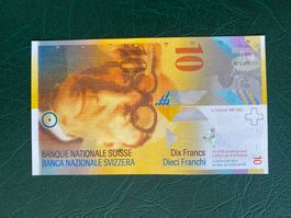 10 Franken CHF,  2013, Top Zustand