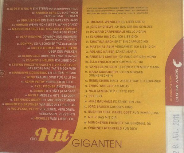CDs: Hit-Giganten: Pop Schlager - 2CD – Neu und originalverpackt aus Steinhausen von Vilivinili 1