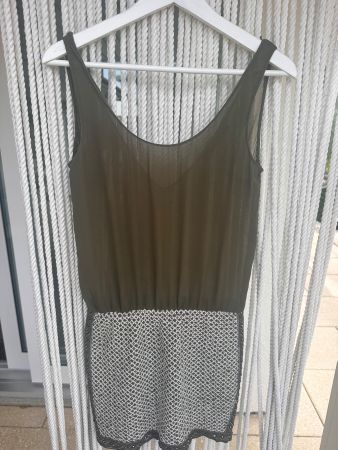 Zara-Kleid Gr S, olive