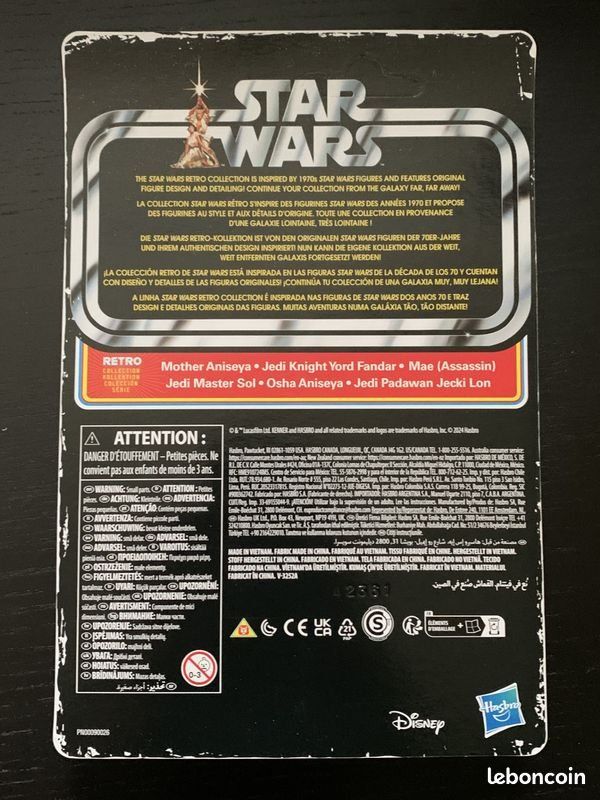 Hasbro Giocattoli: Star Wars action figure Retro Acolyte - Jedi Master Sol – Nuovo e nell'imballaggio originale da Gimel venduto da marchaux2006 1
