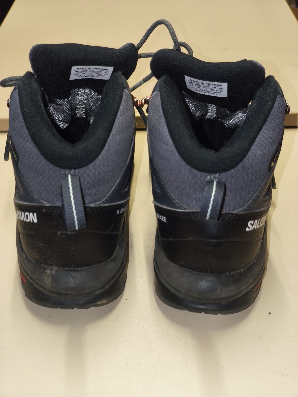 Salomon Scarpe per ragazzi: Wanderschuhe Salomon Gore-Tex Grösse 36 – Usato da Altbüron venduto da Theo_Dotus 2