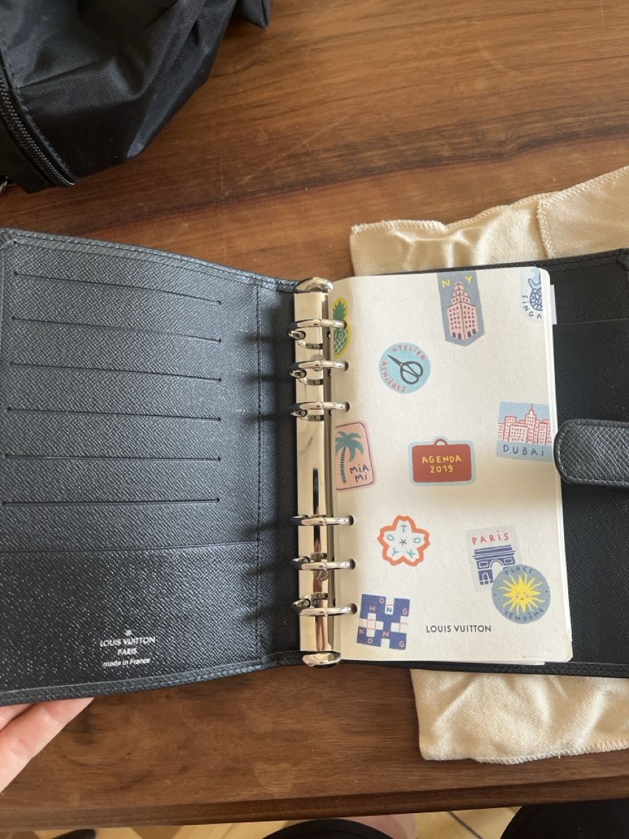 Calendari: Louis Vuitton Agenda Leder Schwarz – Nuovo (secondo la descrizione) da Zürich venduto da tatilimbi 2