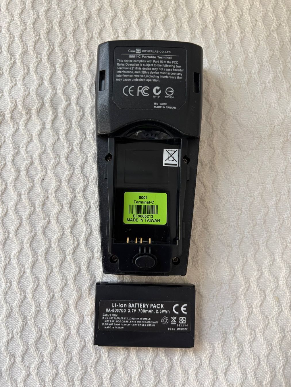 Scanner: Mobiler Barcodescanner Elcode 8001 Terminal - C – Usato da Einigen venduto da Medicom-Pharma 1