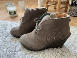 Tommy Hilfiger Keilabsatz Stiefeletten, Gr. 37, Top!
