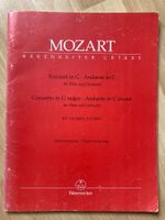 Noten Mozart Konzert in G - Andante in C