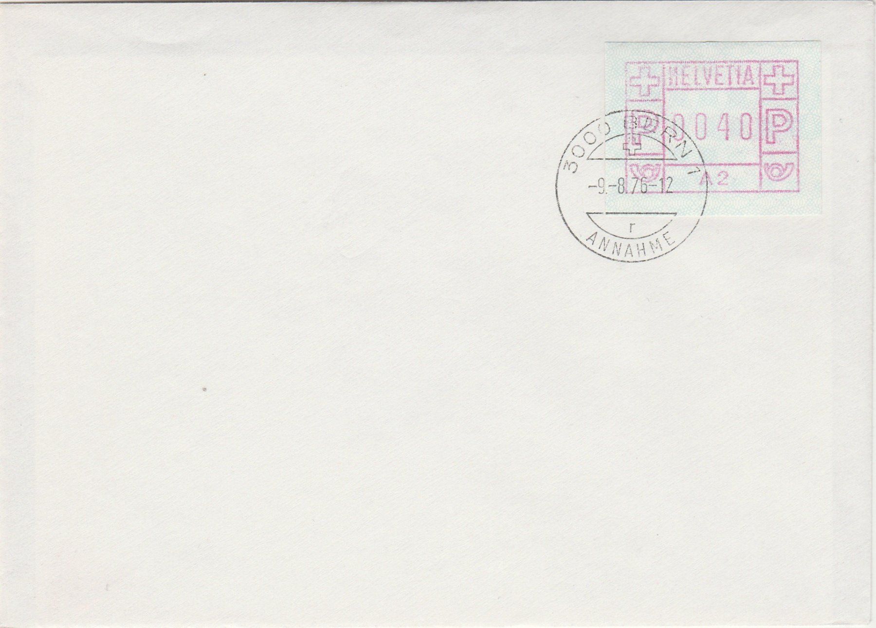 Tous les timbres: Automatenmarke FDC 1976 A2 – D'occasion à Oberglatt ZH par Wiedmi6