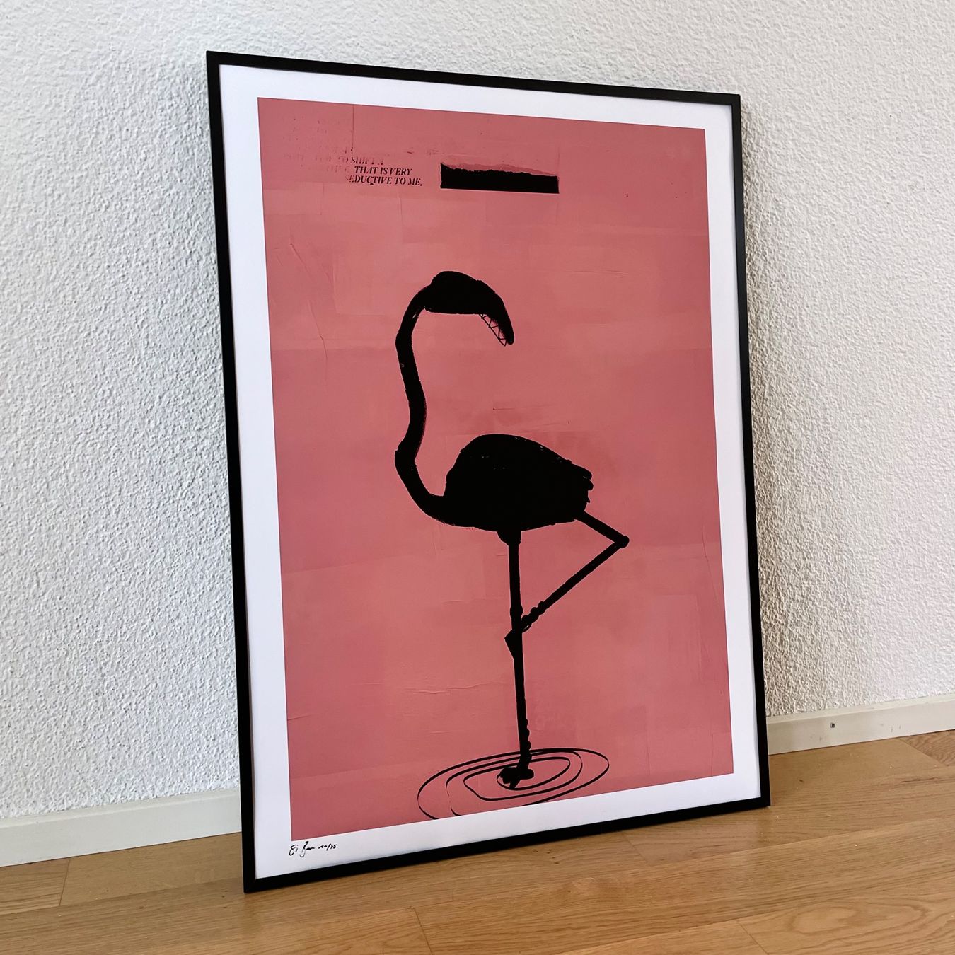 Foto & Immagini: Flamingo Moderne Kunst Bild Rosa Expressionismus Bammert – Nuovo (secondo la descrizione) da St. Niklausen LU venduto da Stefan_Bammert_Art 1