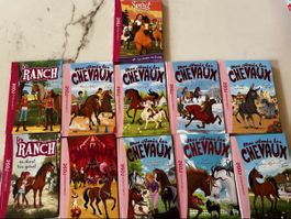 Lot de 11 livres pour enfants bibliothèque rose 