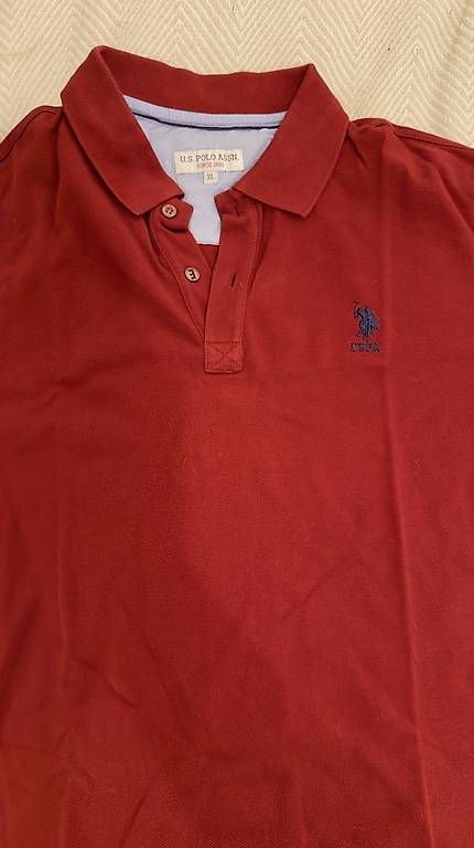 Polo-Shirts: US Polo Shirt, Bordeaux rot – Gebraucht aus Brunnen von sea_c7bm 1