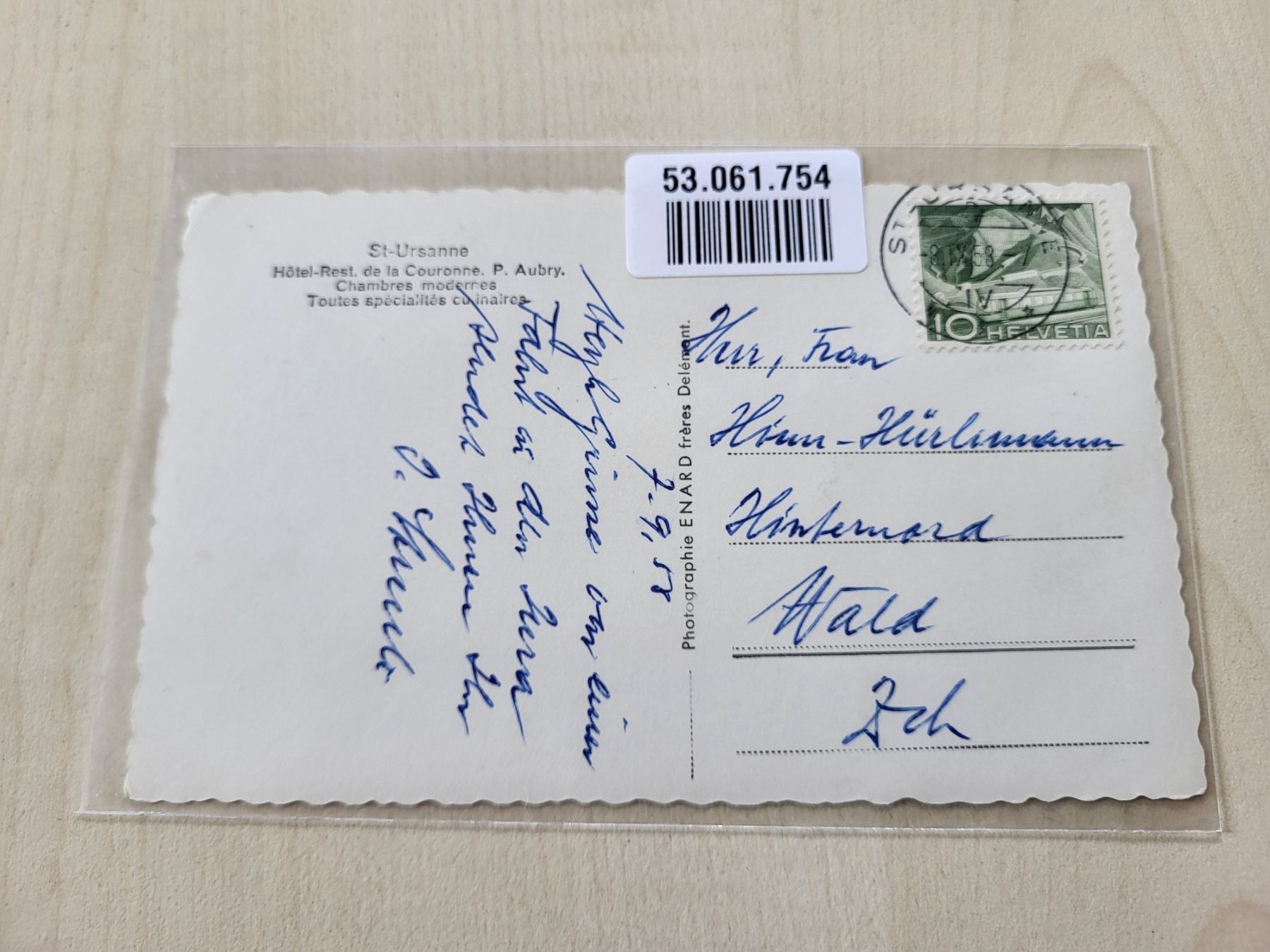 Cartoline postali: Carte postale de St-Ursanne – Usato da St-Ursanne venduto da kmi_6pyk 1