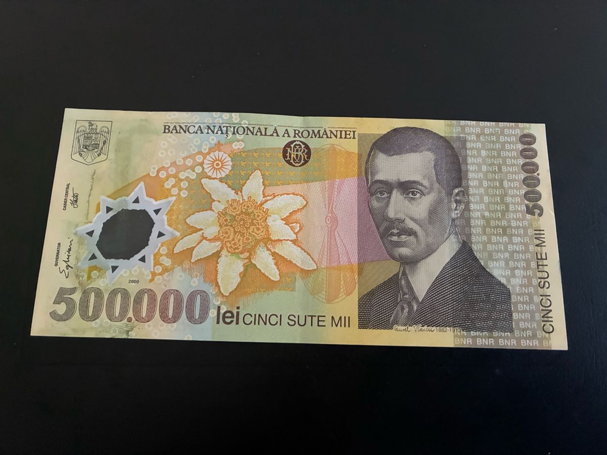 Banconote: 500000 Lei ROMANIA 2000 P.115a – Usato da Dällikon venduto da Woldbanknoten 1