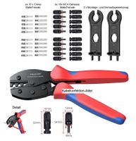 -30% Solar Crimpzange 2,5 - 6mm2 + je 10 Stück MC4 Stecker