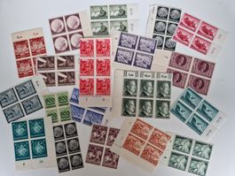 Deutsches Reich Briefmarken Block Lot postfrisch